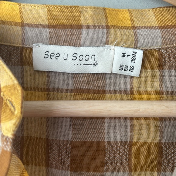 See U Soon Button-Up Shirt – Size M (Excellent Condition) - Picture 5 of 7